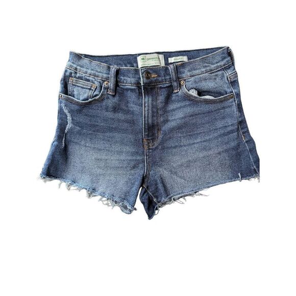 RE Generation by Celebrity Pink Dark Wash Mindful Jean Shorts Women's Size 7/28 - Picture 1 of 6